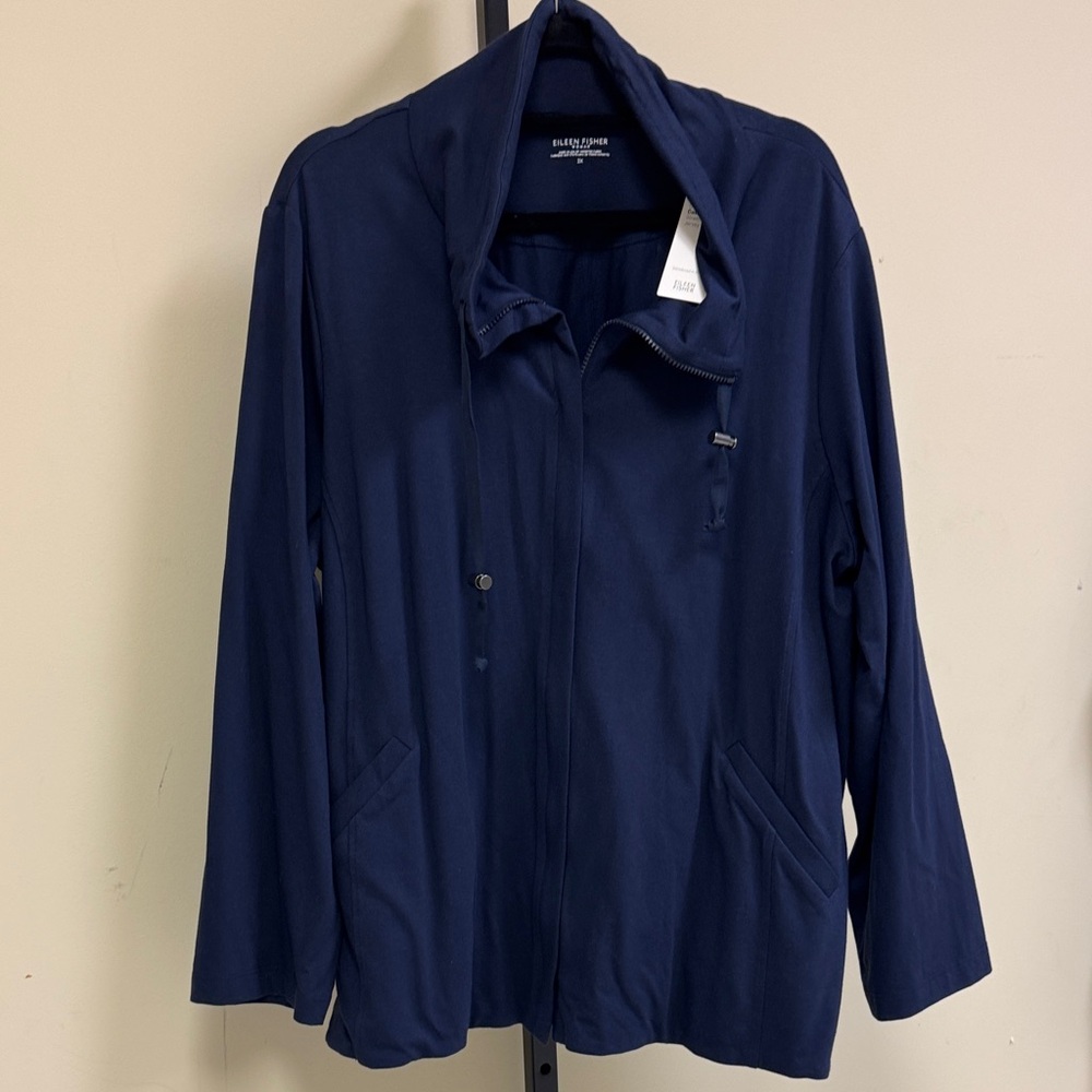 Eileen Fisher Navy Jacket